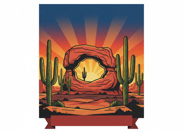 Fridge Magnet collectible for Papago Park