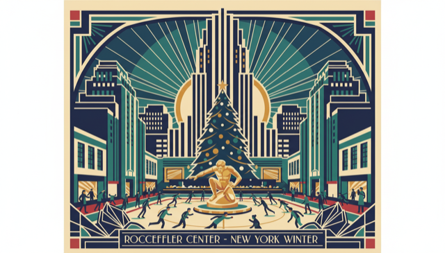 Fridge Magnet collectible for Rockefeller Center