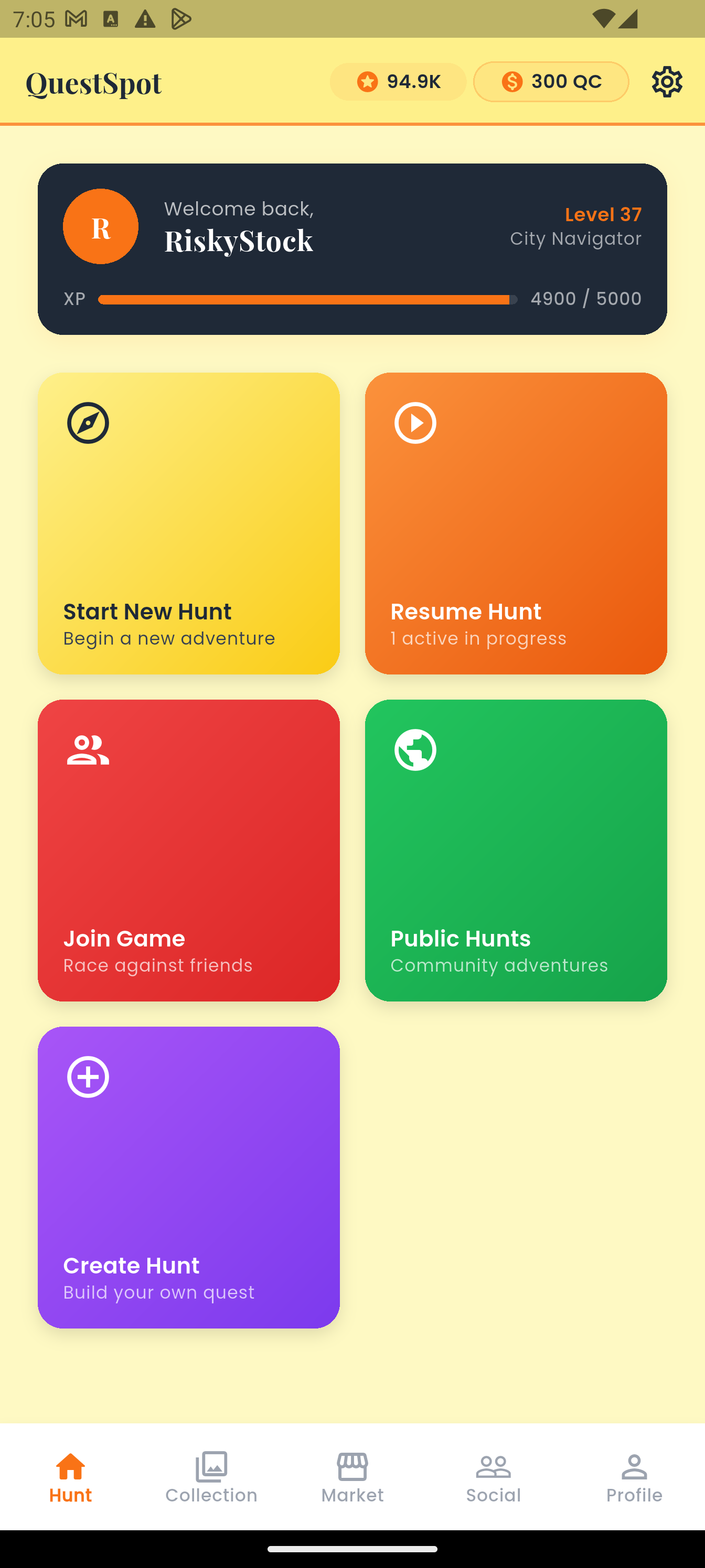 QuestSpot App Screenshot 1